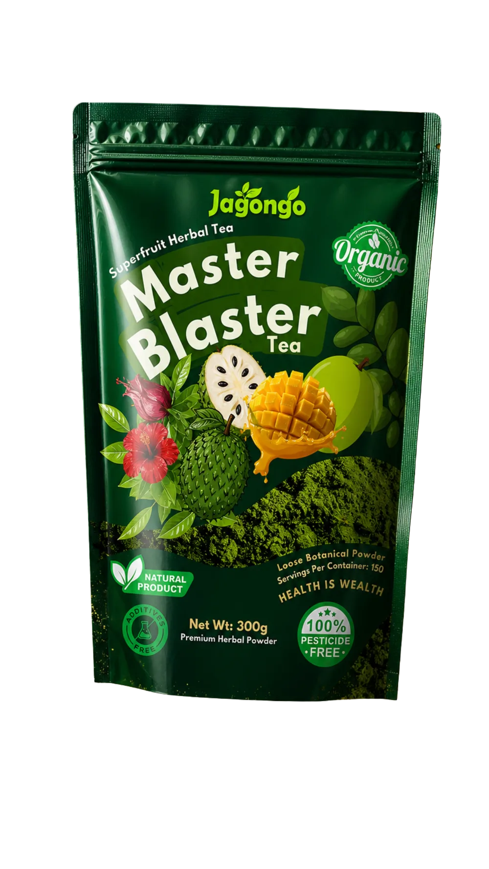 JAGONGO Master-Blaster herbal tea pouch